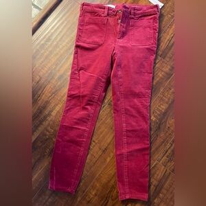 Pilcro corduroy oh skinny pants! NWT!